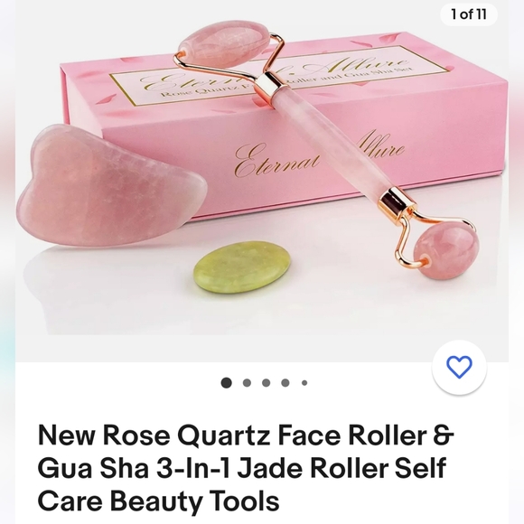 Eternal Allure Other - Rose Quartz and Gua Sha set